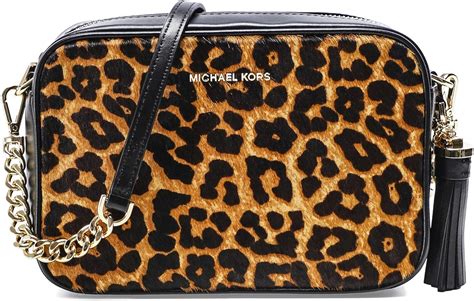 michael kors brooke leopard bag|michael kors leopard crossbody purse.